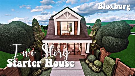 Roblox Bloxburg Two Story Starter House Minami Oroi Youtube