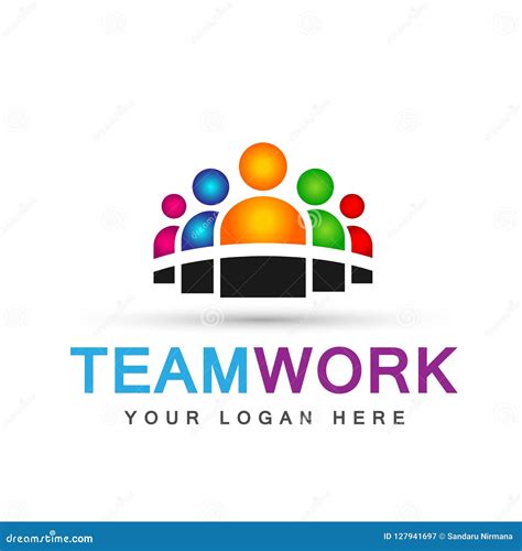 Team Work Logo Partnership Education Celebration Group Work People