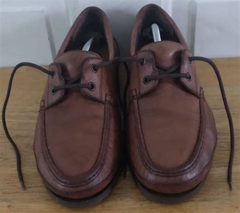 Mephisto Ralyx Spinnaker Brown Leather Lace Up Boat Deck Men S Shoes