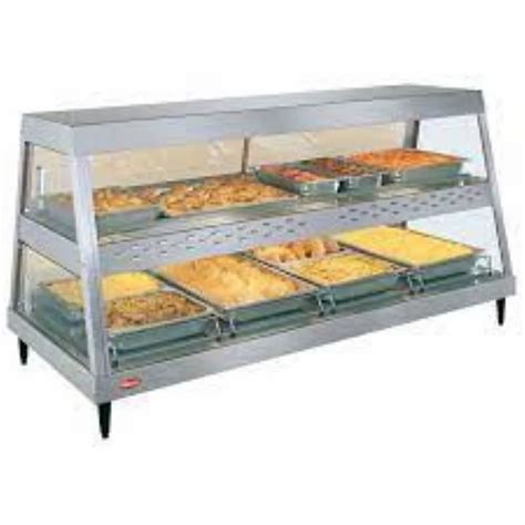 Outils SS Heated Display Case For Commercial Power Consumption 1500