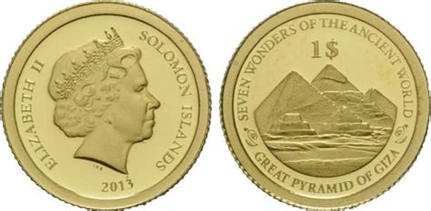 Salomonen Dollar 2013 Pyramiden Von Gizeh Proof MA Shops