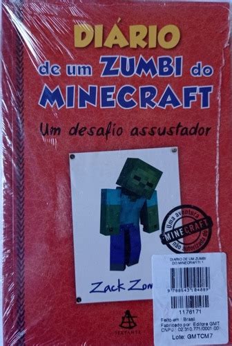 Diário De Um Zumbi Do Minecraft Vol 1 Desafio Assustador