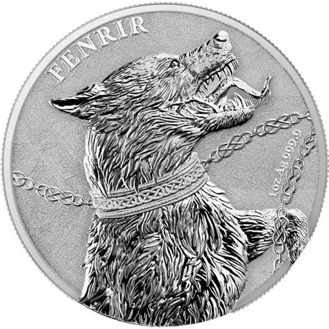 Srebrna moneta Germania Beasts FENRIR 1 oz 2022 goldon pl sprzedaż