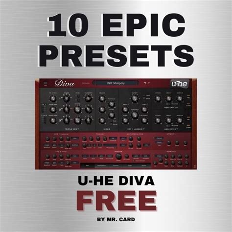 U He Diva 10 Epic Presets Mr Card