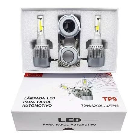 Lampada Led Para Farol Automotivo Mod Tp W L Mens Conector Hb