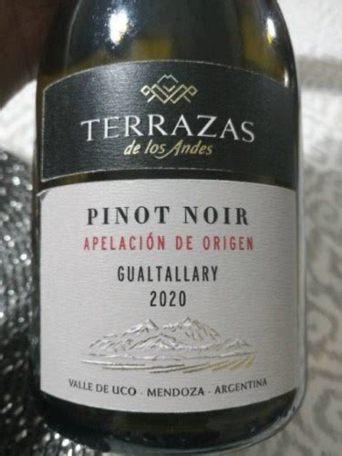 Terrazas De Los Andes Pinot Noir Vivino Australia