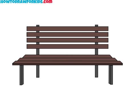 How to Draw a Bench in 9 Easy Steps