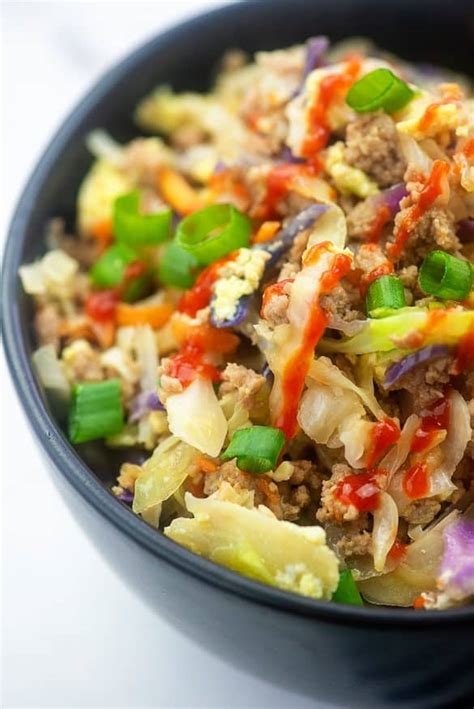 Keto Egg Roll In A Bowl Recipe Better Than Take Out