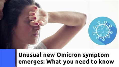 All The Symptoms Of New Omicron Xe Strain As It Infects Over 1 170 People Mirror Online