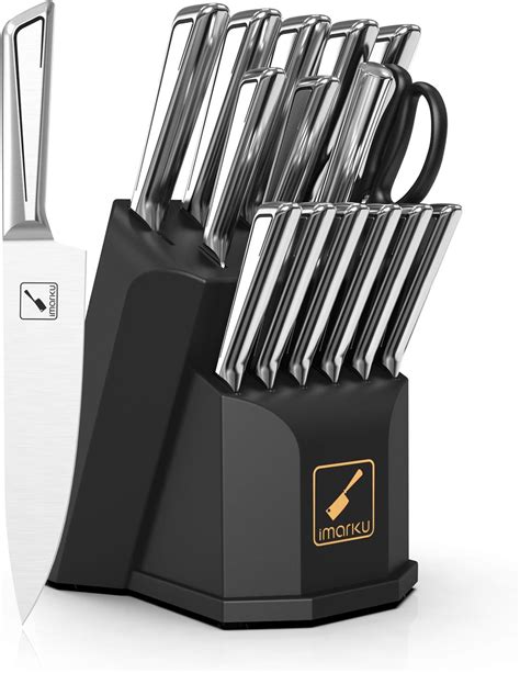 Amazon Imarku Knife Set 15PCS Kitchen Knife Set Japanese High