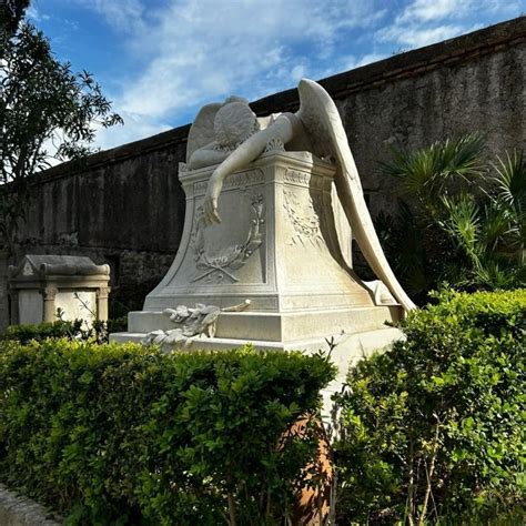 Hand Carved On Grave Life Size Marble Weeping Angel Statues Sale