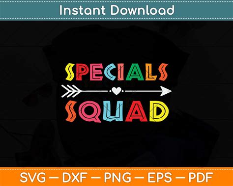 Specials Squad Svg Png Dxf Cutting File Artprintfile