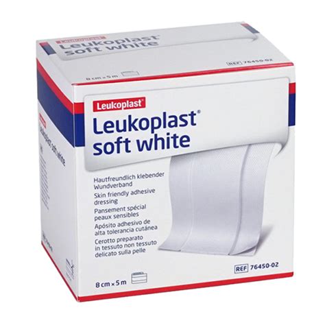 Leukoplast Soft White Pansement adhésif peaux sensibles en rouleau