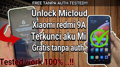 Unlock Micloud Redmi 9A Terkunci Akun Mi Via Flashtool Tanpa Auth