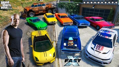 Gta 5 Stealing Fast X Fast And Furious Movie Cars With Franklin Gta