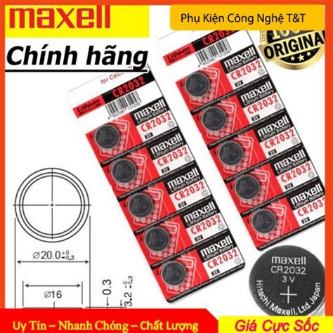 Pin Cr Maxell Lithium Battery V D Ng Cho Remote G Y T S Ng