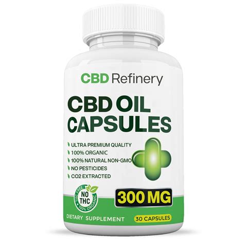 CBD Capsules 300MG - CBD Refinery