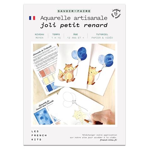 Coffret Aquarelle débutant Renard French Kits Leroy Merlin