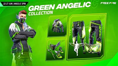 Calça Angelical VERDE pode voltar ao Free Fire PS Verso