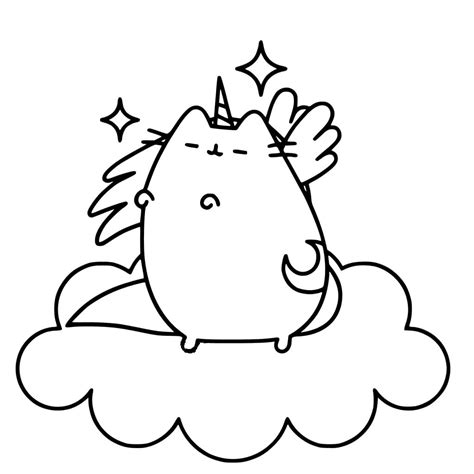 Dibujos Para Colorear Pusheen Imprimir De Forma Gratuita