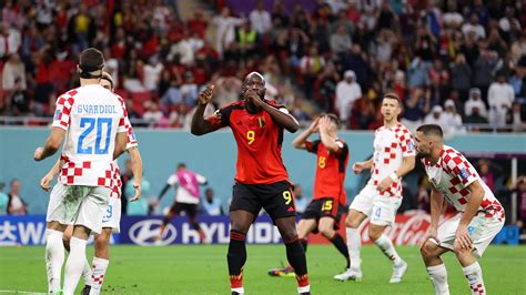 Croatia Belgium Romelu Lukaku Spurns Second Half Chances As Red