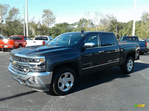 2018 Graphite Metallic Chevrolet Silverado 1500 Ltz Crew Cab 123489789