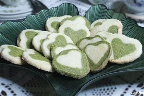 Biscuits sablés bicolores pour la Saint Valentin