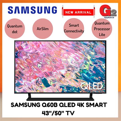 Samsung Authorised Dealer 43 Qa43q60bakxx 50 Qa50q60bakx Q60b Qled 4k Smart Tv Samsung