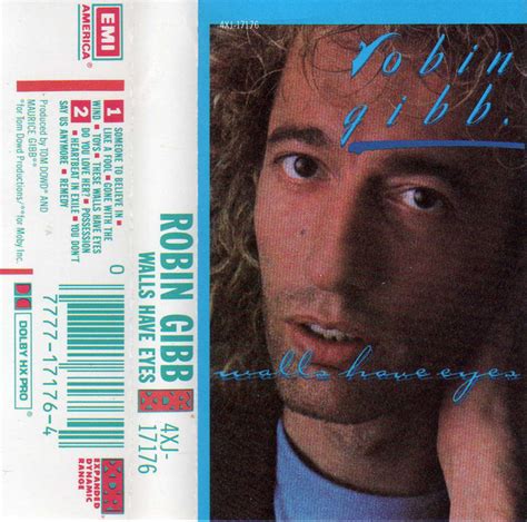 Robin Gibb – Walls Have Eyes (1985, Cassette) - Discogs