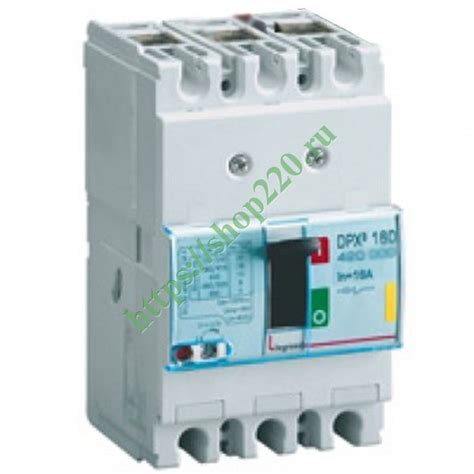 Автоматический выключатель Legrand DPX3 160 3P 100А 16kA (автомат ...