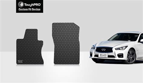 Toughpro Two Front Mats Compatible With Infiniti Q50 All Weather Heavy Duty Made In Usa