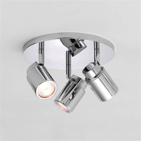 Astro Como Triple Round Polished Chrome Bathroom Spotlight 1282002 UKES