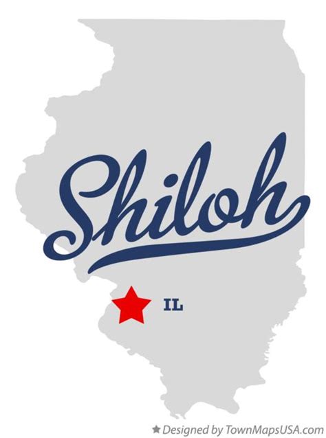 Map of Shiloh, St. Clair County, IL, Illinois