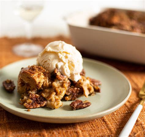 Pecan Pie Bread Pudding | Crystal Creamery