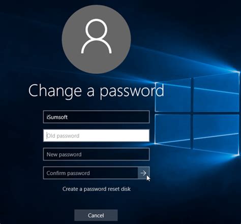 Options To Change Password In Windows