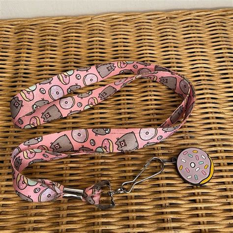 Pusheen Accessories Pusheen Donut Lanyard Keychain Poshmark