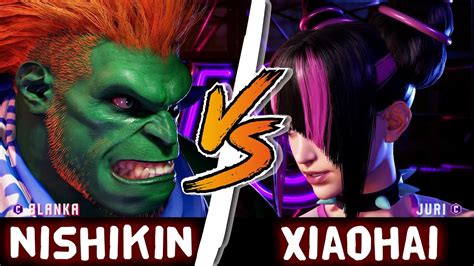 Sf Nishikin Blanka Vs Xiaohai Juri Street Fighter Youtube