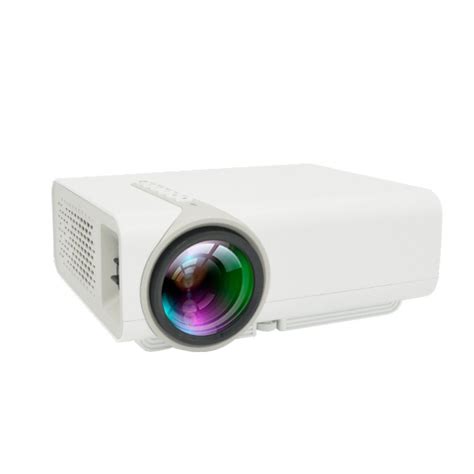 Mini LED Projector 1080P Full HD Built-in Speakers w/HDMI VGA AV USB TF ...