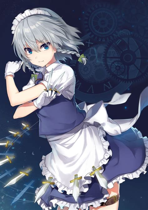 Waifus Sakuya Izayoi Touhou En Personajes De Anime Muchacha