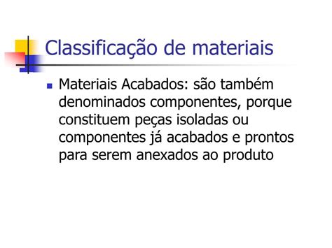 PPT Administração de Materiais PowerPoint Presentation free download