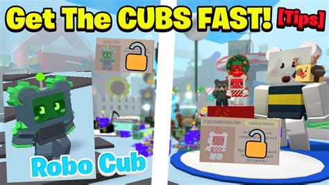 How To Get Robo Cub Peppermint Cub FAST Bee Swarm Simulator YouTube