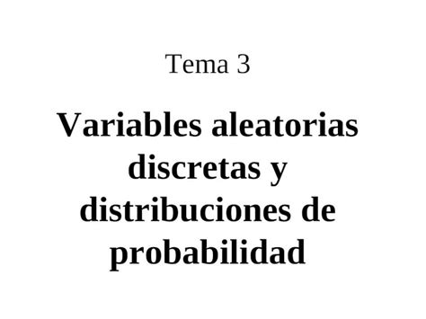 Ppt Vad Y Distribuciones De Probabilidad Dokumen Tips