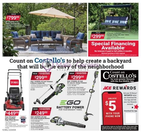 Ace Hardware Weekly Ad Valid From To Mallscenters