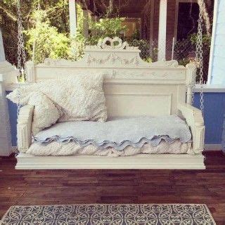 Antique Headboard Made Into A Porch Swing These Are The BEST