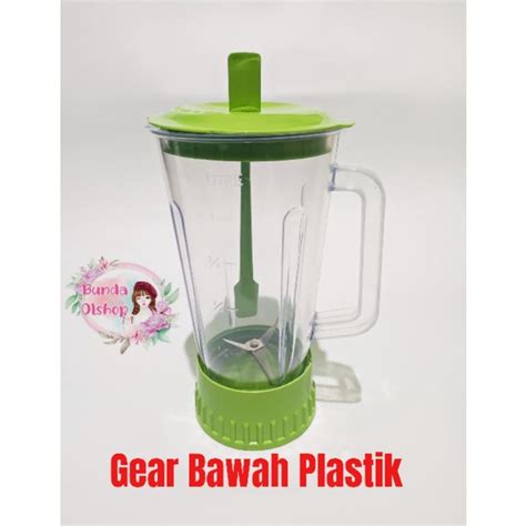 Jual Gelas Blender Miyako Satu Set Gear Bawah Plastik Gelas Juice