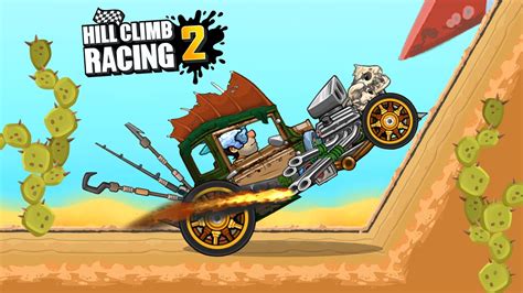 Hill Climb Racing 2 HOT ROD In DESERT 8339 Meters WALKTHROUGH YouTube