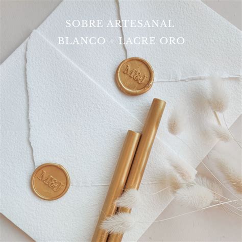 Lacre Color Oro Sellos De Lacre Para Invitaciones De Boda