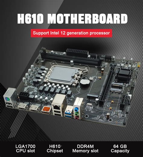 H Motherboard With For Intel I Lga Mini Motherboard Set