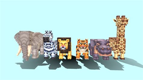 Zoo Animals - 3D model by Fyrtarn (@ArtistFyrtarn) [a1f2e6c] - Sketchfab