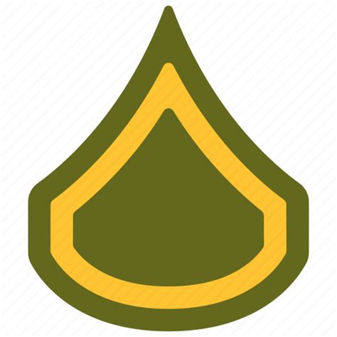 Private First Class Military War Rank Icon Download On Iconfinder